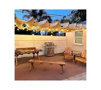 Auvent rétractable pour pergola - Isolation thermique - Extensible - Pour cour et jardin - 1,8 x 6 m - Protection solaire extérieure