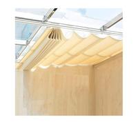 Auvent rétractable pour protection solaire - Remplacement efficace pour pergola, parasol d'extérieur parfait pour les patios, les terrasses et les jardins (l : 1,2 m x L : 6 m)