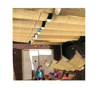 Auvent rétractable réglable pour pergola d'extérieur - Style câble - Pour terrasse, jardin - 0,8 x 9 m (l x L)