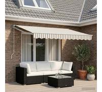 Auvent Rétractable Store Banne Abri Solaire Balcon Jardin Terrasse vidaXL