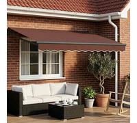 Auvent Rétractable Store Banne Abri Solaire Balcon Jardin Terrasse vidaXL