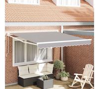 Auvent Gris clair 300 x 250 x 165 cm Polyester vidaXL