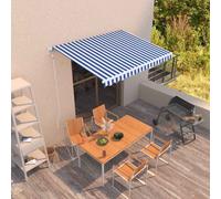 Auvent rétractable Tissu et Aluminium Store extérieur de terrasse vidaXL vidaXL