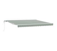 Auvent rétractable Tissu et Aluminium Store extérieur de terrasse vidaXL vidaXL