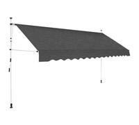 Auvent manuel rétractable 400 cm Anthracite