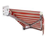 Auvent solaire articulé réglable étanche à montage mural - Protection UV - Auvent rétractable - 200 x 150 cm - En aluminium - Solution d'ombrage d'extérieur