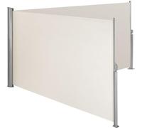 Auvent Store Latéral Brise-Vue Paraventrétractable Double Beige 200 X 600 Cm Helloshop26 2208131 Multicolore
