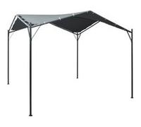 Chapiteau Pavillon Tente Auvent 3x3 m Acier Beige Tonnelle Voile Jardin vidaXL