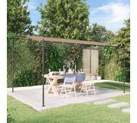 Auvent Tente de Réception Belvédère Tonnelle Jardin Tissu et Acier vidaXL