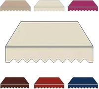 Auvent Tissu Remplacement rétractable Pare-Soleil Couverture Tela De Repuesto Para Toldo Para Patio pour, pour, terrasse ou Jardin(B,9.8x8.2ft)