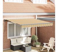Auvent tissu Rétractable Parasol Châssis d'extérieur Ombre de Balcon vidaXL vida