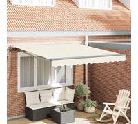 Auvent tissu Rétractable Parasol Châssis d'extérieur Ombre de Balcon vidaXL vida