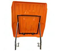 Auvent Universel for Tracteur Électrique Auvent Avec Structure Métallique Durables Et 5 Couleurs Au Choix Convient À La Plupart Des Tracteurs Agricoles Et D'élevage(Orange)