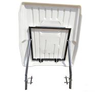 Auvent Universel for Tracteur Électrique Auvent Avec Structure Métallique Durables Et 5 Couleurs Au Choix Convient À La Plupart Des Tracteurs Agricoles Et D'élevage(White)