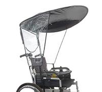 Auvent universel pour parapluie, protection contre la pluie et la poussière, auvent pliable, support de parapluie, accessoires imperméables, convient pour tous les fauteuils roulants