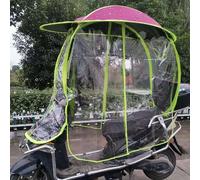 Auvent universel pour scooter de mobilité - Pare-soleil imperméable pliable pour une protection complète contre le soleil et la pluie