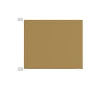 Auvent vertical 140x1200 cm tissu oxford beige 02_0007525