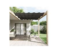 Auvent Vertical Ecran de Protection Ecran d'Intimité de Balcon Auvent de Patio Jardin Extérieur Anthracite 140x270 cm 148213