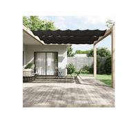 Auvent Vertical Ecran de Protection Ecran d'Intimité de Balcon Auvent de Patio Jardin Extérieur Anthracite 180x1200 148226