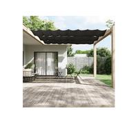 Vidaxl Auvent Vertical Anthracite 180x1200 Cm Tissu Oxford