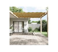 Vidaxl Auvent Vertical Beige 60x600 Cm Tissu Oxford Beige