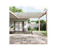 Auvent Vertical Ecran de Protection Ecran d'Intimité de Balcon Auvent de Patio Jardin Extérieur Blanc 140x800 cm 148168