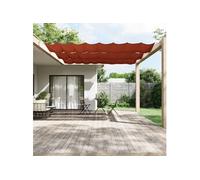 Auvent Vertical Ecran de Protection Ecran d'Intimité de Balcon Auvent de Patio Jardin Extérieur Terre Cuite 180x1000 148372