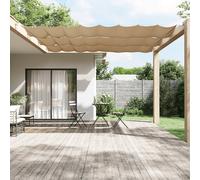 Auvent Vertical Terre Cuite 100x1200cm Tissu Oxford Ecran de Protection vidaXL