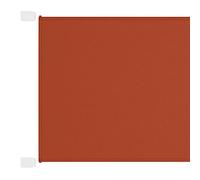 Auvent Vertical Terre Cuite 60x800 cm Tissu Oxford Meubles Jardin