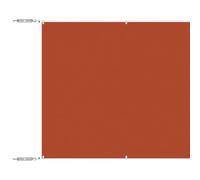 Auvent Vertical Terre Cuite en Tissu Oxford 100x1200 cm Protection Contre Le Vent, écran Balcon résistant à l'eau et UV idéal pour Jardin Patio et Espace extérieur privé