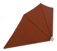 Auvent - vidaXL - Pliable - Terre cuite - 160x240 cm - Résistant aux intempéries