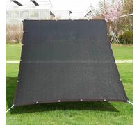 Auvent Voile d'ombrage Extérieur Protection Solaire pour Jardin 3 x 5 Voiles d'ombrages rectangulaires Multifonctionnelles, Maille Filet d'ombrage Respirant pour Plantes, Serres, Patios, Noir-2 x 5 m