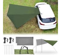 Auvent Voiture,Auvent de Caravane 380x280cm,Tente de Hayon de Voiture,Voiture Côté Tente,Motorhome Tarp Auvent,Bus Auvent Tarp,Paroi Avant et Latérales pour Store Banne