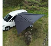 Auvent Voiture pour Porsche 718 Panamera Cayenne Macan, Imperméable Protection UV Auvent de Voiture avec Ventouses pour Camping Voyage Plage Pique-Nique,L 2.5m*4m