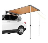 VEVOR Auvent Voiture Rétractable 2x2,5 m Grand Auvent Latéral Voiture PU3000 mm UV50+ Résistant Soleil/Eau/Vent avec Sac Rangement Auvent sur Côté/Arrière pour Camions SUV Fourgonnettes Camping-cars