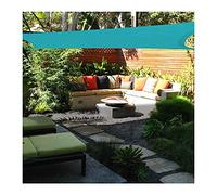 Auvents de crème Solaire 2m x 3m Sun Shade Sail Rectangle, Shade Sails Shade Topin imperméable Garden extérieur Péronie Salle Sund Sunding auvent Bloc 98% UV avec Corde Libre, lac Bleu