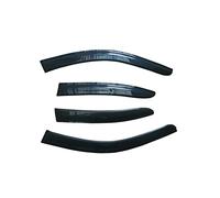 Auvents De Ventilation De Protection Pare-Brise Fenêtre Latérale De Voiture pour BMW Série 5 E60 E61 2004-2010 Abris Teintés Noirs Automatiques Yu7 Déflecteurs d'air Et Pluie Protection Solaire(A)