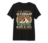 Auvergne Mari Auvergnat T-Shirt Haut de Gamme