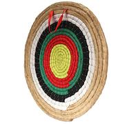 AUVIM Archer Cible d'arc en Herbe pour Arc récidivant Arc Composite ou Arc Long 20 Pouces Cible d'arc Traditionnelle pour Les Enfants et Les Adolescents (Green 1 Layer)