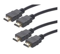 Auvisio : 2 câbles HDMI compatibles 4K et 3D - 3m G