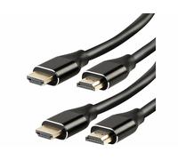 2 câbles HDMI High-Speed 2.1 jusqu'à 8K - 3 m Auvisio