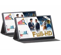 Auvisio 2 écrans IPS 15,6" Full HD EZM-210