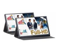 Auvisio : 2 écrans IPS 15,6 Full HD EZM-210