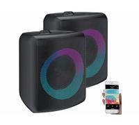 Auvisio 2 enceintes portatives 140 W avec fonction bluetooth 5.3 PMA-1100.k