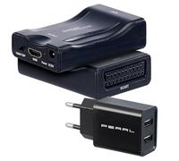 Auvisio : Adaptateur Péritel vers HDMI avec adaptateur secteur G