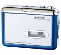 auvisio Enregistreur Cassette : Lecteur Cassette USB Portable Blue Edition pour Enregistrement MP3 (Tape2PC, numériseur Cassettes, Cassettes de Musique)