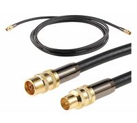 Câble antenne coaxial HDTV Premium 105 dB - 3 m - AUVISIO - Noir - France - Neuf - 2 ans