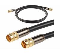 Auvisio Câble satellite (fiches F) HDTV 105 dB à blindage renforcé - 1 m