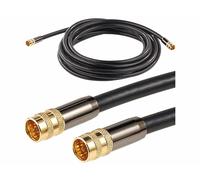 Auvisio Câble satellite (fiches F) HDTV 105 dB à blindage renforcé - 5 m