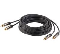 Auvisio Câble stéréo Premium Cinch / Cinch mâle - 5 m